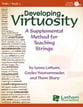 Developing Virtuosity, Book 3 Violin string method book cover